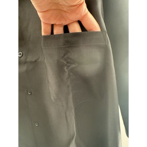 Men's Casual Button Down Shirts Wrinkle-Free Short Sleeve Business Dress Sz 2XL - Picture 7 of 15